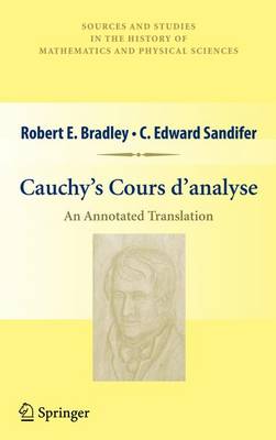 Cauchy’s Cours d’analyse