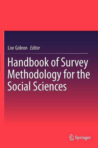 Handbook of Survey Methodology for the Social Sciences