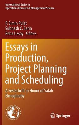 Essays in Production, Project Planning and Scheduling