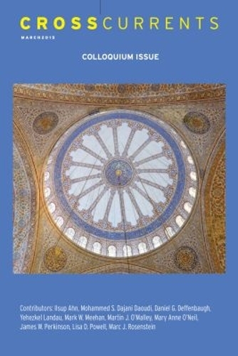 CrossCurrents: the Colloquium Issue