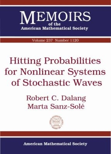 Hitting Probabilities for Nonlinear Systems of Stochastic Waves