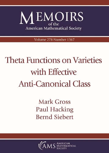 Theta Functions on Varieties with Effective Anti-Canonical Class