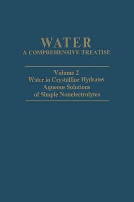 Water in Crystalline Hydrates Aqueous Solutions of Simple Nonelectrolytes