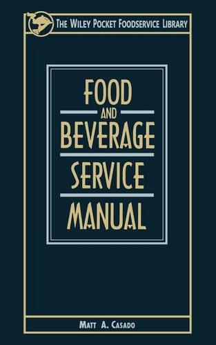 Food and Beverage Service Manual