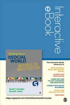 Making Sense of the Social World Interactive eBook Student Version