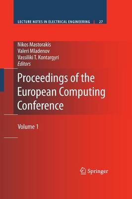 Proceedings of the European Computing Conference