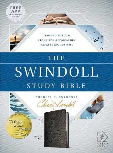 NLT Swindoll Study Bible Black, The