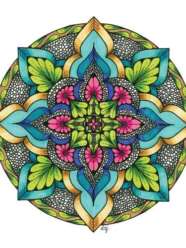 TangleEasy Guided Journal Mandala