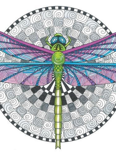TangleEasy Guided Journal Dragonfly