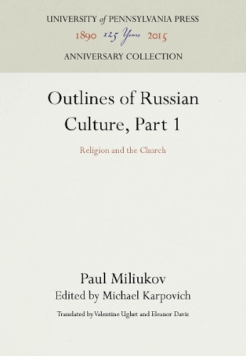 Outlines of Russian Culture, Part 1