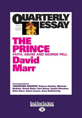 Quarterly Essay 51: The Prince