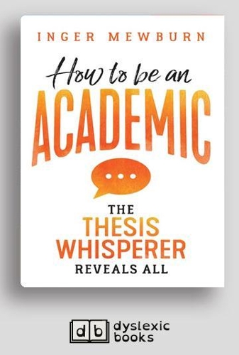 How to be an Academic