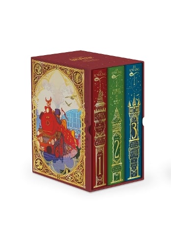 Harry Potter 1-3 Box Set: MinaLima Edition by J.K. Rowling