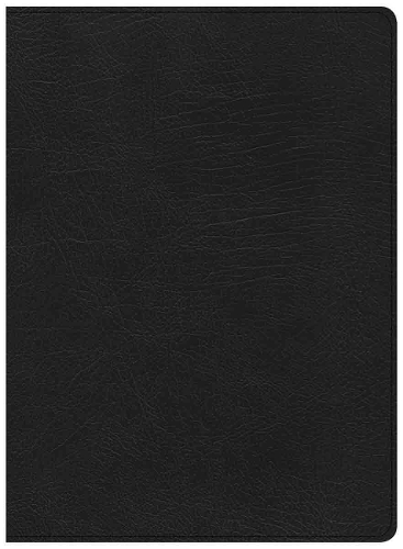 CSB Life Essentials Study Bible, Black Genuine Leather