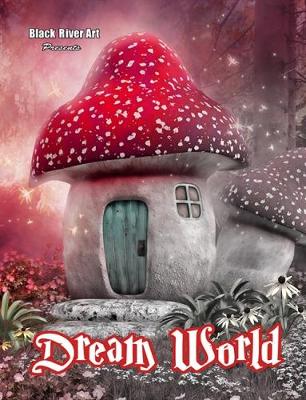 Dream World Grayscale Coloring Book