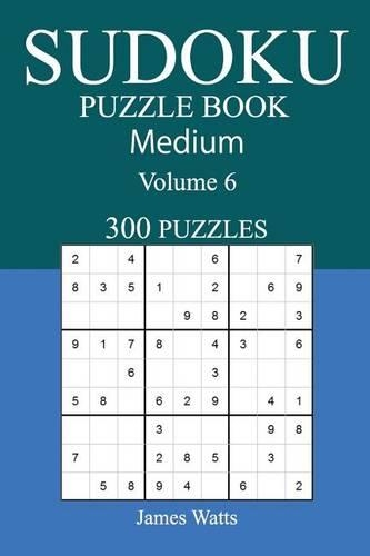 300 Medium Sudoku Puzzle Book