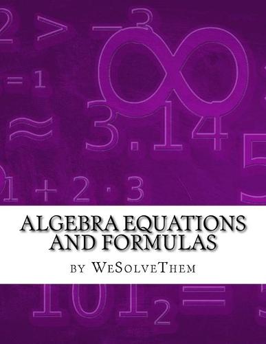 Algebra Equations and Formulas