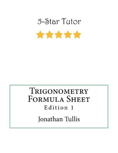 College Trigonometry Formula Sheet