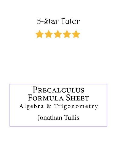Precalculus Formula Sheet