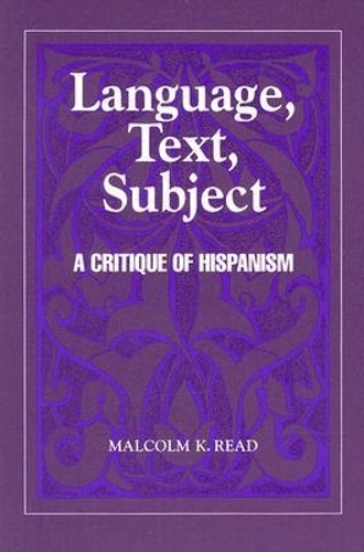 Language, Text, Subject