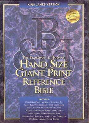 Bible: King James Version - Hand Sike Giant Print Reference