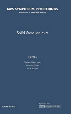 Solid State Ionics V: Volume 548