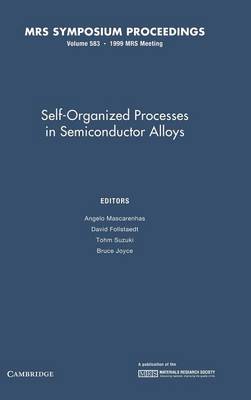 Self-Organized Processes in Semiconductor Alloys: Volume 583