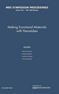 Making Functional Materials with Nanotubes: Volume 706