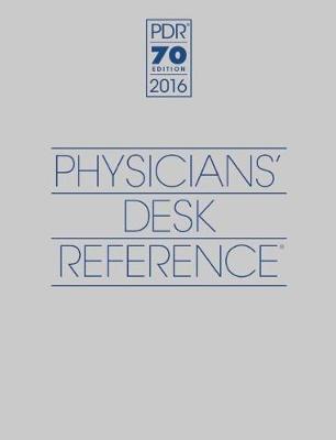 2016 Physicians' Desk Reference, 70th Edition (Boxed)