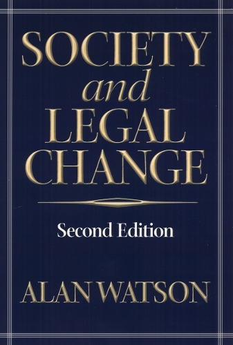Society and Legal Change 2Nd Ed