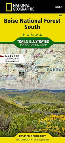 Boise, Trinity Mountain Map