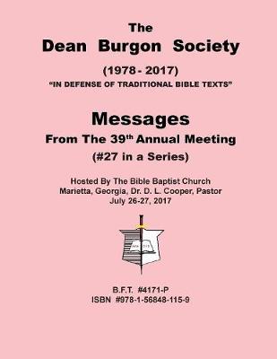 The Dean Burgon Society Message Book 2017