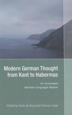 Modern German Thought from Kant to Habermas