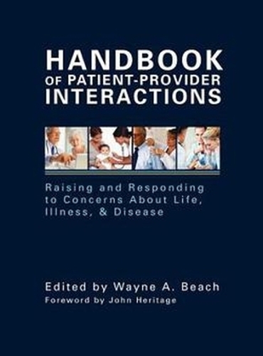 Handbook of Patient-Provider Interaction