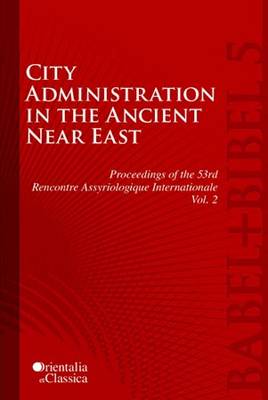 Proceedings of the 53rd Rencontre Assyriologique Internationale