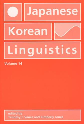 Japanese/Korean Linguistics, Volume 14