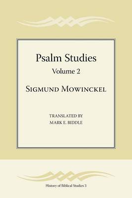 Psalm Studies, Volume 2