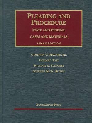 Cases and Materials on Pleading and Procedure