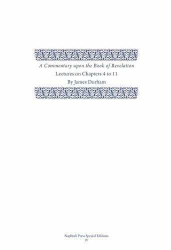 Commentary Upon the Book of Revelation, A