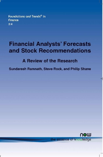 A Review of Research Related to Financial Analysts’ Forecasts and Stock Recommendations