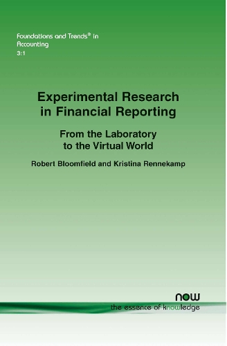 Experimental Research in Financial Reporting