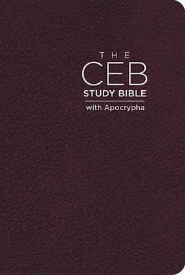 The Ceb Study Bible with Apocrypha Bonded Leather Cordovan