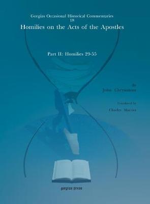 Homilies on the Acts of the Apostles