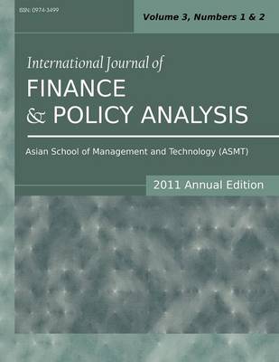International Journal of Finance and Policy Analysis (2011 Annual Edition)