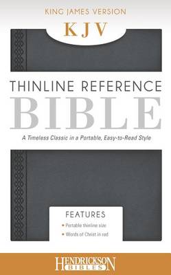 KJV Thinline Reference Bible, Grey