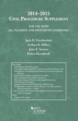 2014-2015 Supplement for Use with All Pleading and Procedure Casebooks