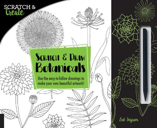 Scratch & Create: Scratch and Draw Botanicals