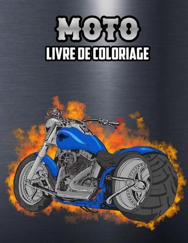 Moto Livre de Coloriage