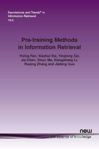 Pre-training Methods in Information Retrieval