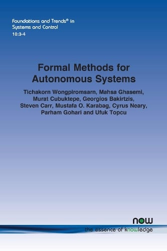 Formal Methods for Autonomous Systems